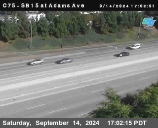 SB 15 at Adams Ave (On Ramp)