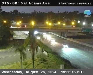 SB 15 at Adams Ave (On Ramp)