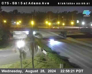 SB 15 at Adams Ave (On Ramp)