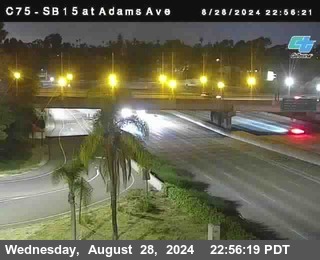 SB 15 at Adams Ave (On Ramp)