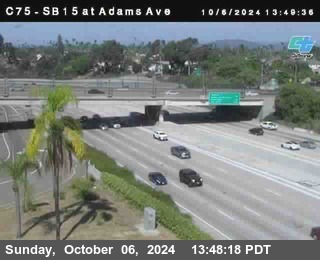 SB 15 at Adams Ave (On Ramp)