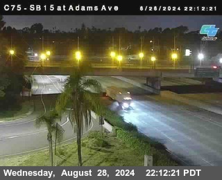 SB 15 at Adams Ave (On Ramp)