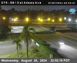 SB 15 at Adams Ave (On Ramp)