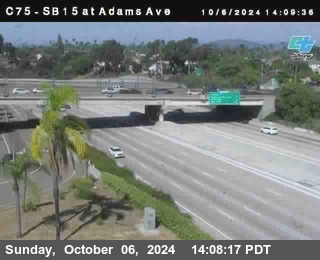 SB 15 at Adams Ave (On Ramp)