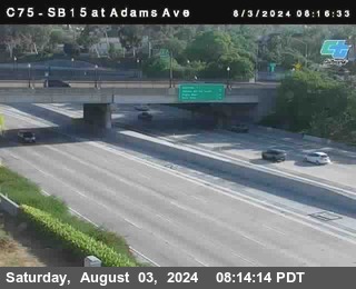 SB 15 at Adams Ave (On Ramp)