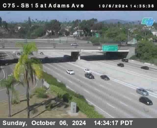 SB 15 at Adams Ave (On Ramp)