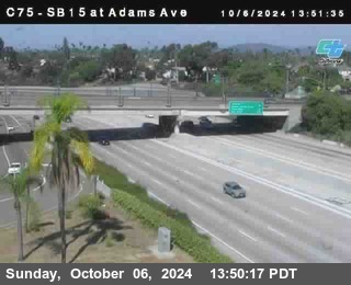 SB 15 at Adams Ave (On Ramp)