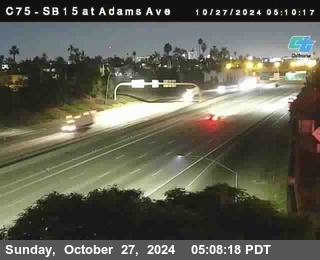 SB 15 at Adams Ave (On Ramp)