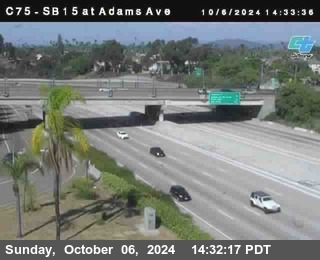 SB 15 at Adams Ave (On Ramp)