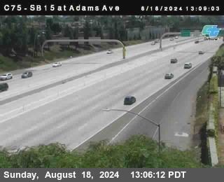 SB 15 at Adams Ave (On Ramp)