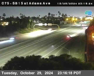 SB 15 at Adams Ave (On Ramp)