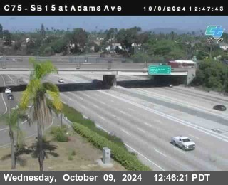 SB 15 at Adams Ave (On Ramp)