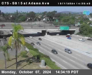 SB 15 at Adams Ave (On Ramp)