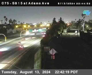 SB 15 at Adams Ave (On Ramp)