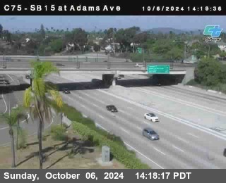 SB 15 at Adams Ave (On Ramp)