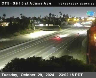 SB 15 at Adams Ave (On Ramp)