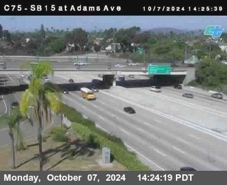 SB 15 at Adams Ave (On Ramp)