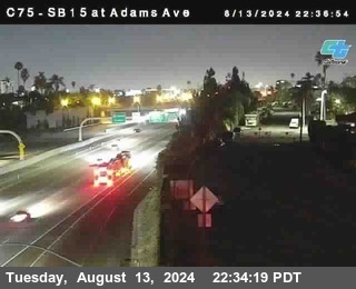 SB 15 at Adams Ave (On Ramp)