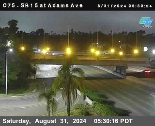 SB 15 at Adams Ave (On Ramp)