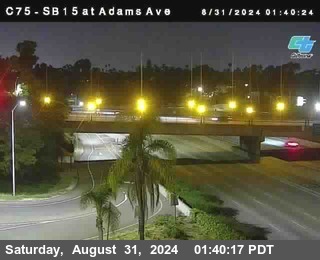 SB 15 at Adams Ave (On Ramp)