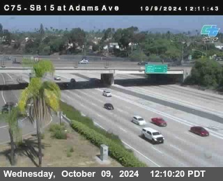 SB 15 at Adams Ave (On Ramp)