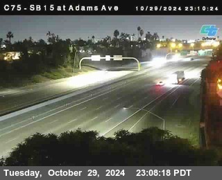 SB 15 at Adams Ave (On Ramp)