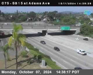 SB 15 at Adams Ave (On Ramp)