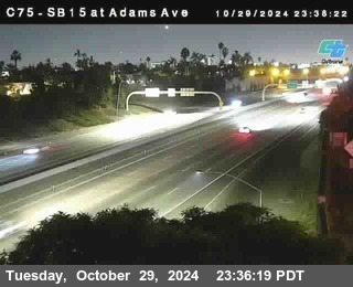 SB 15 at Adams Ave (On Ramp)