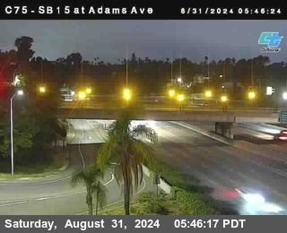 SB 15 at Adams Ave (On Ramp)