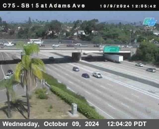 SB 15 at Adams Ave (On Ramp)