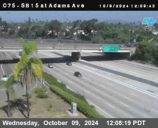 SB 15 at Adams Ave (On Ramp)