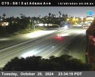 SB 15 at Adams Ave (On Ramp)