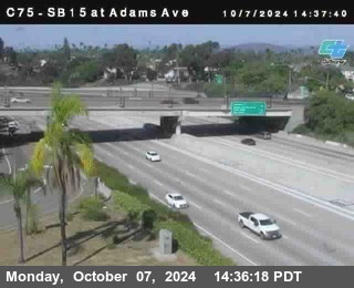 SB 15 at Adams Ave (On Ramp)