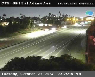 SB 15 at Adams Ave (On Ramp)