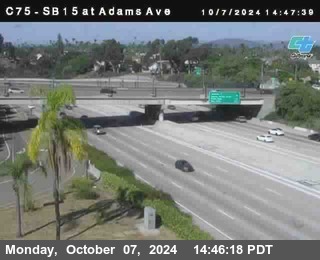 SB 15 at Adams Ave (On Ramp)