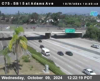 SB 15 at Adams Ave (On Ramp)