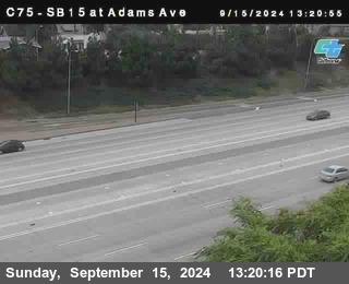 SB 15 at Adams Ave (On Ramp)