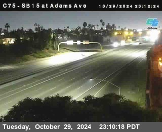 SB 15 at Adams Ave (On Ramp)