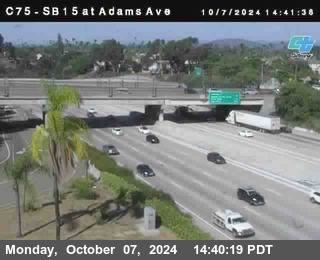 SB 15 at Adams Ave (On Ramp)