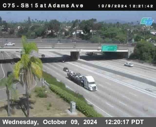 SB 15 at Adams Ave (On Ramp)