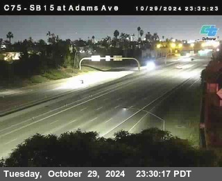 SB 15 at Adams Ave (On Ramp)