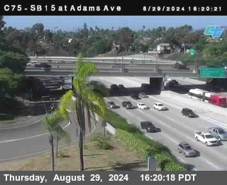 SB 15 at Adams Ave (On Ramp)