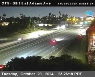 SB 15 at Adams Ave (On Ramp)