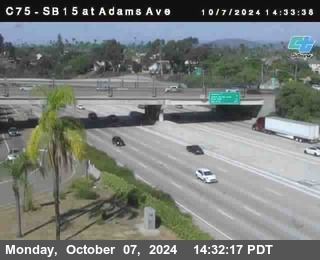 SB 15 at Adams Ave (On Ramp)