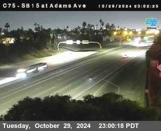 SB 15 at Adams Ave (On Ramp)