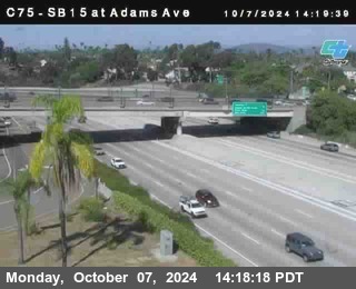 SB 15 at Adams Ave (On Ramp)