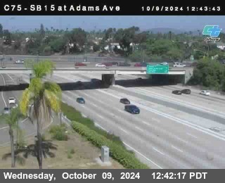 SB 15 at Adams Ave (On Ramp)