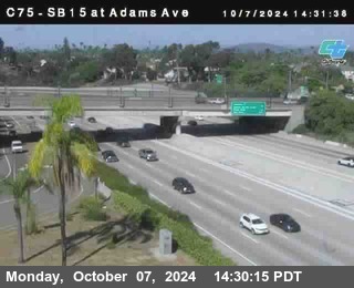 SB 15 at Adams Ave (On Ramp)