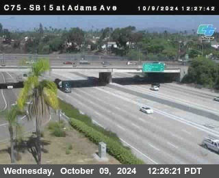 SB 15 at Adams Ave (On Ramp)