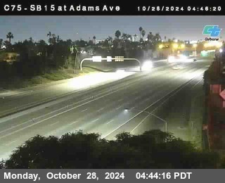 SB 15 at Adams Ave (On Ramp)